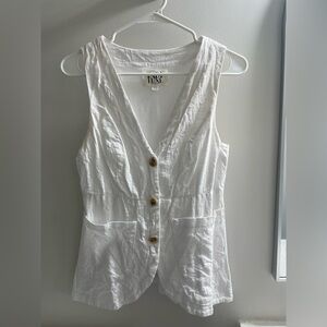 Boutique button down vest
